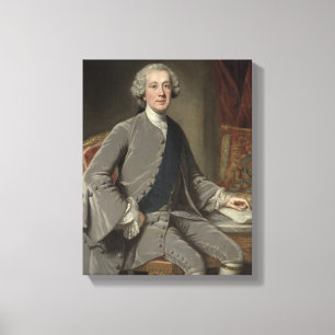 Richard Grenville, Earl Temple, c.1760 Canvas Afdruk