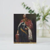 Richard I the LionhartKing of England, 1841 Briefkaart (Staand voorkant)