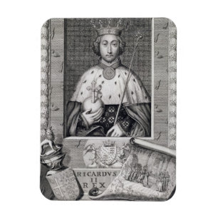 Richard II (1367-1400) King of England 1377-99, af Magneet