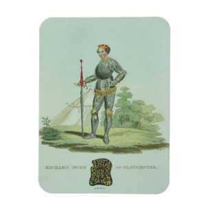 Richard III (1452-85) 1470, gegraveerd door W. Mad Magneet