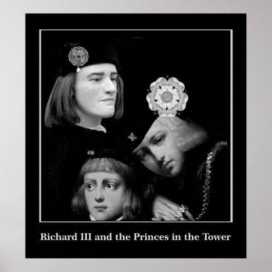 Richard III en de Princes in de toren Poster (Voorkant)