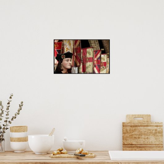 Richard III en Heraldry Flags Poster (Keuken)