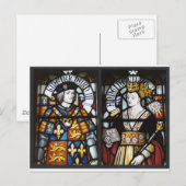 RICHARD III EN QUEEN ANNE VAN ENGLAND BRIEFKAART (Voorkant / Achterkant)