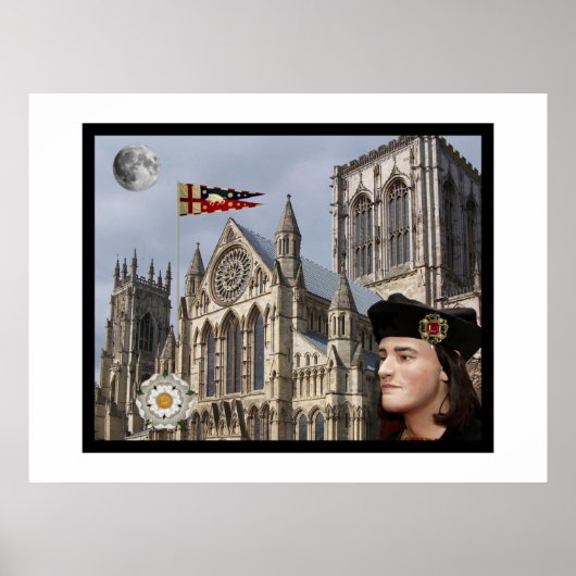 Richard III en York Minster Poster (Voorkant)