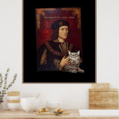 Richard III en zijn kat Poster (Keuken)