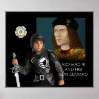 Richard III en zijn zoon Edward