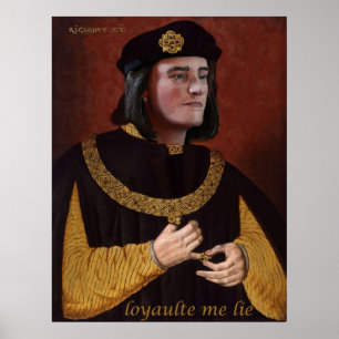 Richard III krijgt een nieuw hoofd (van hem!) Poster