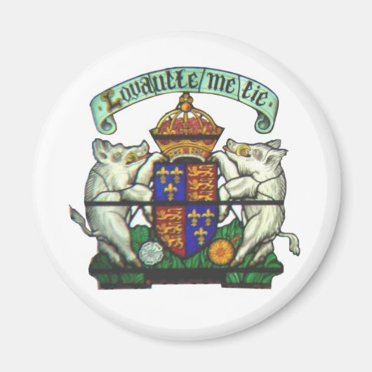 Richard III Motto Magnet Magneet (Voorkant)