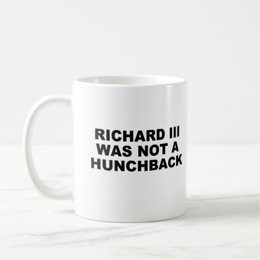 Richard III Mug (Gauche)