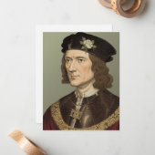 Richard III notitiekaart Notitiekaartje (Voorkant / Achterkant in situ)