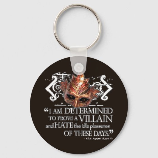 Richard III Quote Sleutelhanger (Voorkant)