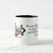 Richard III Quote Tweekleurige Koffiemok (Center)