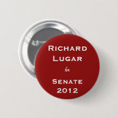 Richard Lugar voor de Button van de Senaat (Voorkant /achterkant)