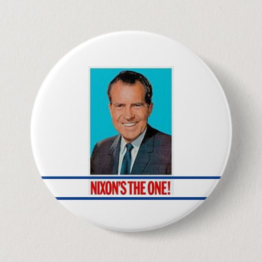 Richard M. Nixon Ronde Button 7,6 Cm (Voorkant)