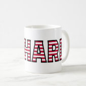 Richard Name Prénom USA styled Tasse Café (Devant droit)