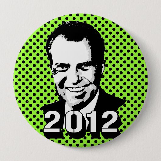 Richard Nixon 2012 Ronde Button 4,0 Cm (Voorkant)
