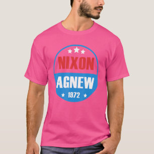 Richard Nixon Agnew Nixon 1972 Verkiezingscampagne T-shirt