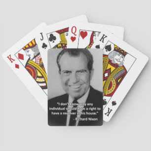 Richard Nixon Anti-Pistool speelkaarten