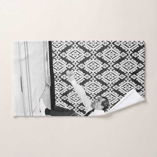 Richard Nixon Bowling (Serviette à main)