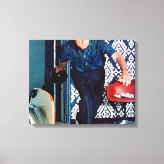 Richard Nixon Bowling Canvas Afdruk (Voorkant)