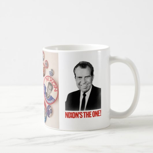 Richard Nixon Button Collector Mok (Rechts)