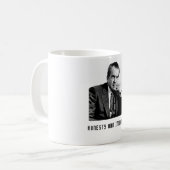 Richard Nixon Eerlijkheid en Integriteit Koffie Mo Koffiemok (Voorkant links)
