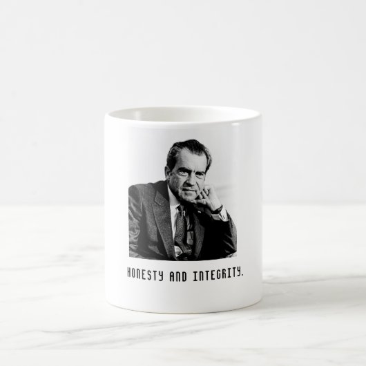 Richard Nixon Honesty and Integrity Coffee Mug (Centre)