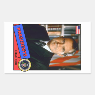 Richard Nixon-honkaarten Rechthoekige Sticker
