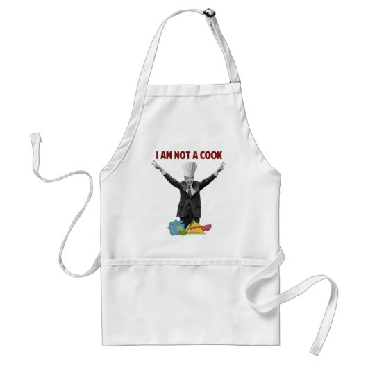 Richard Nixon Ik ben geen Cook Apron Standaard Schort (Voorkant)