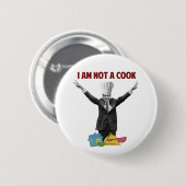 Richard Nixon Ik ben geen Cook Pin Button (Voorkant /achterkant)