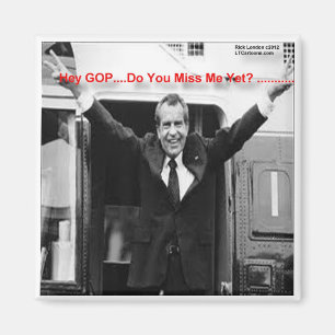 Richard Nixon "Mis je me al?" Grappige Cadeaus & T Magneet