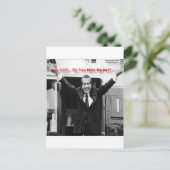 Richard Nixon "Miss Me Toch?" Funny Gifts & T - sh Briefkaart (Staand voorkant)