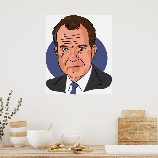 Richard Nixon Poster (Keuken)
