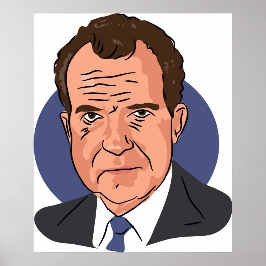 Richard Nixon Poster (Voorkant)