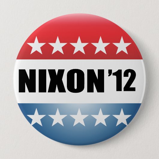 RICHARD NIXON RONDE BUTTON 4,0 CM (Voorkant)