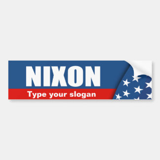 RICHARD NIXON-verkiezingstandar Bumpersticker