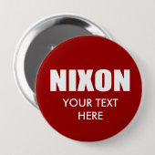 RICHARD NIXON-verkiezingstandar Ronde Button 4,0 Cm (Voorkant /achterkant)