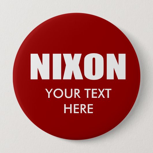 RICHARD NIXON-verkiezingstandar Ronde Button 4,0 Cm (Voorkant)