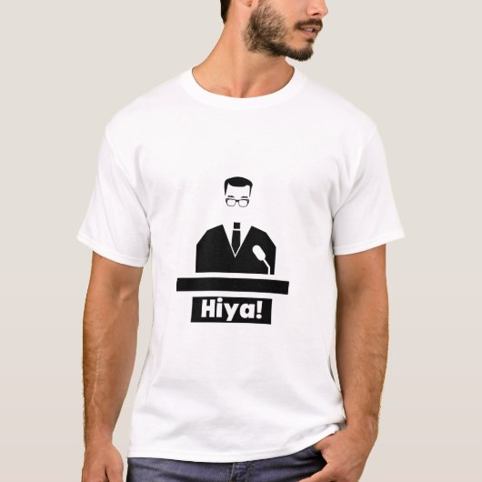 Richard Osman's "Hiya!" T-shirt (Voorkant)