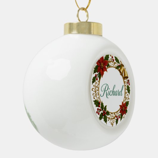 Richard Personalized Christmas Ball Ornament (Links)