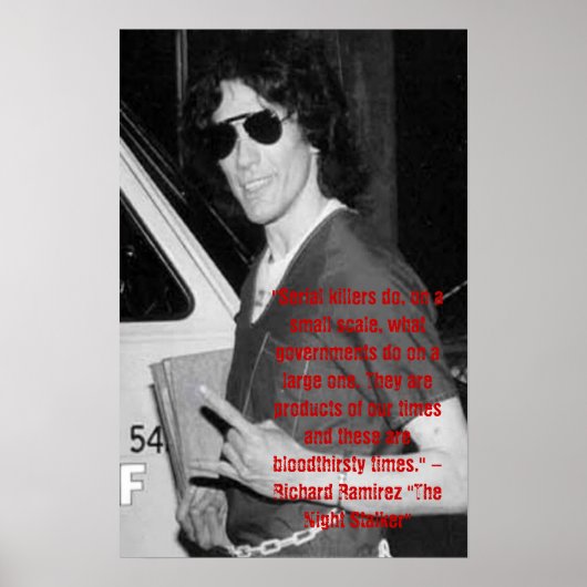 Richard Ramirez Poster (Voorkant)
