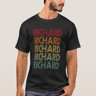 Richard Retro Name Humor Nickname T-shirt