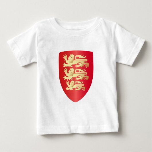 Richard the Lion Heart Shield in red+faux gold (Voorkant)