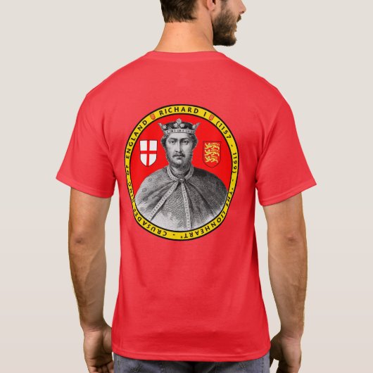 Richard the Lionhart Portrait Seal Shirt (Achterkant)