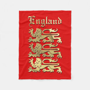 Richard the Lionharts Royal Arms of England Fleece Deken