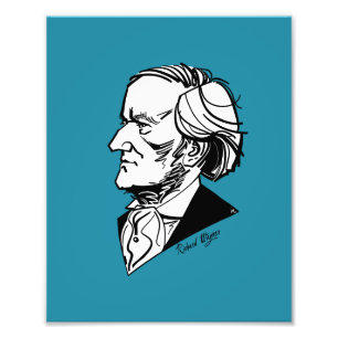 Richard Wagner Foto Afdruk