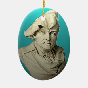 Richard Wagner kerstversiering Keramisch Ornament