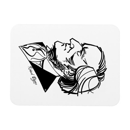 Richard Wagner Magneet (Horizontaal)