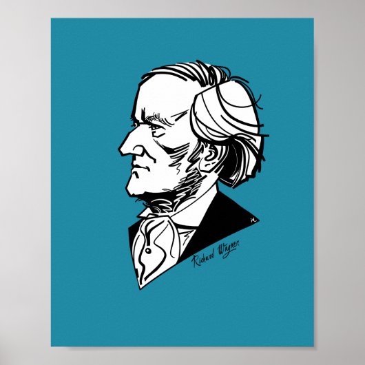 Richard Wagner Poster (Voorkant)