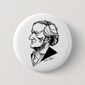 Richard Wagner Ronde Button 5,7 Cm (Voorkant)